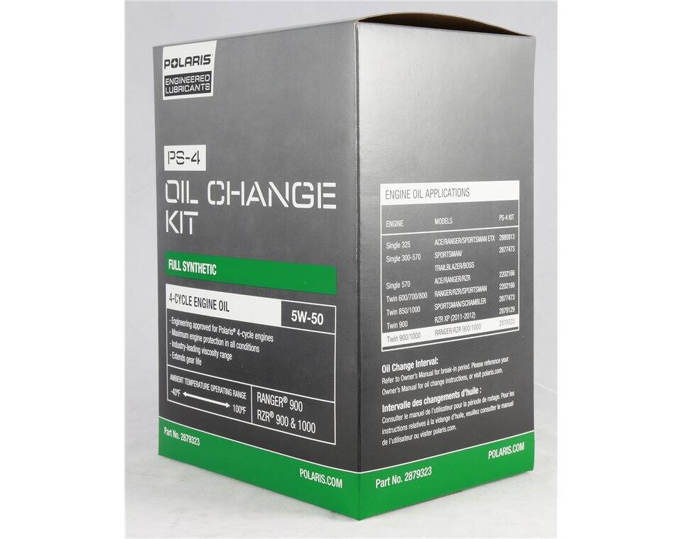 Polaris PS-4 Oil Change Kit 2879323