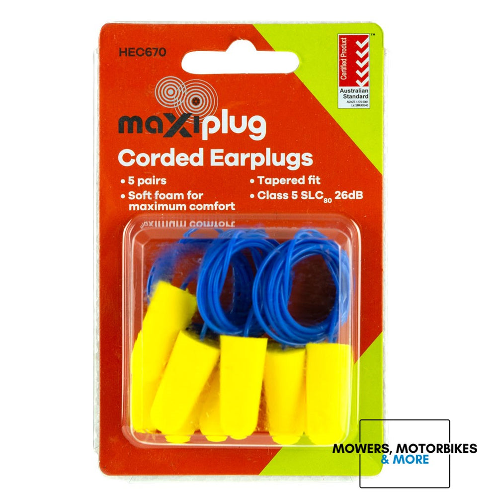 CORDED EARPLUGS BLISTER OF 5 PAIRS