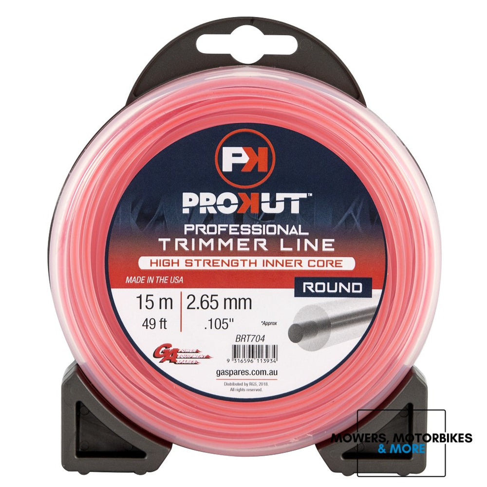 PROKUT TRIMMER LINEROUND PINK .105 2.65MM 49'