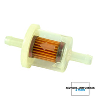 Universal Inline Fuel Filter Fits 1/4" Fuel Line 80 Micron