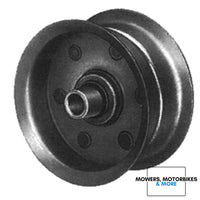 MTD Steel Flat Idler Pulley with Flange (A 4")