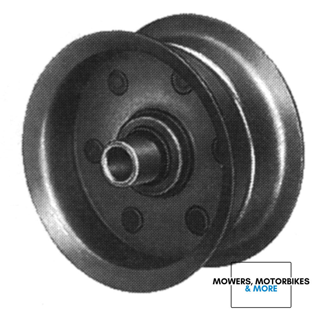 MTD Steel Flat Idler Pulley with Flange (A 4